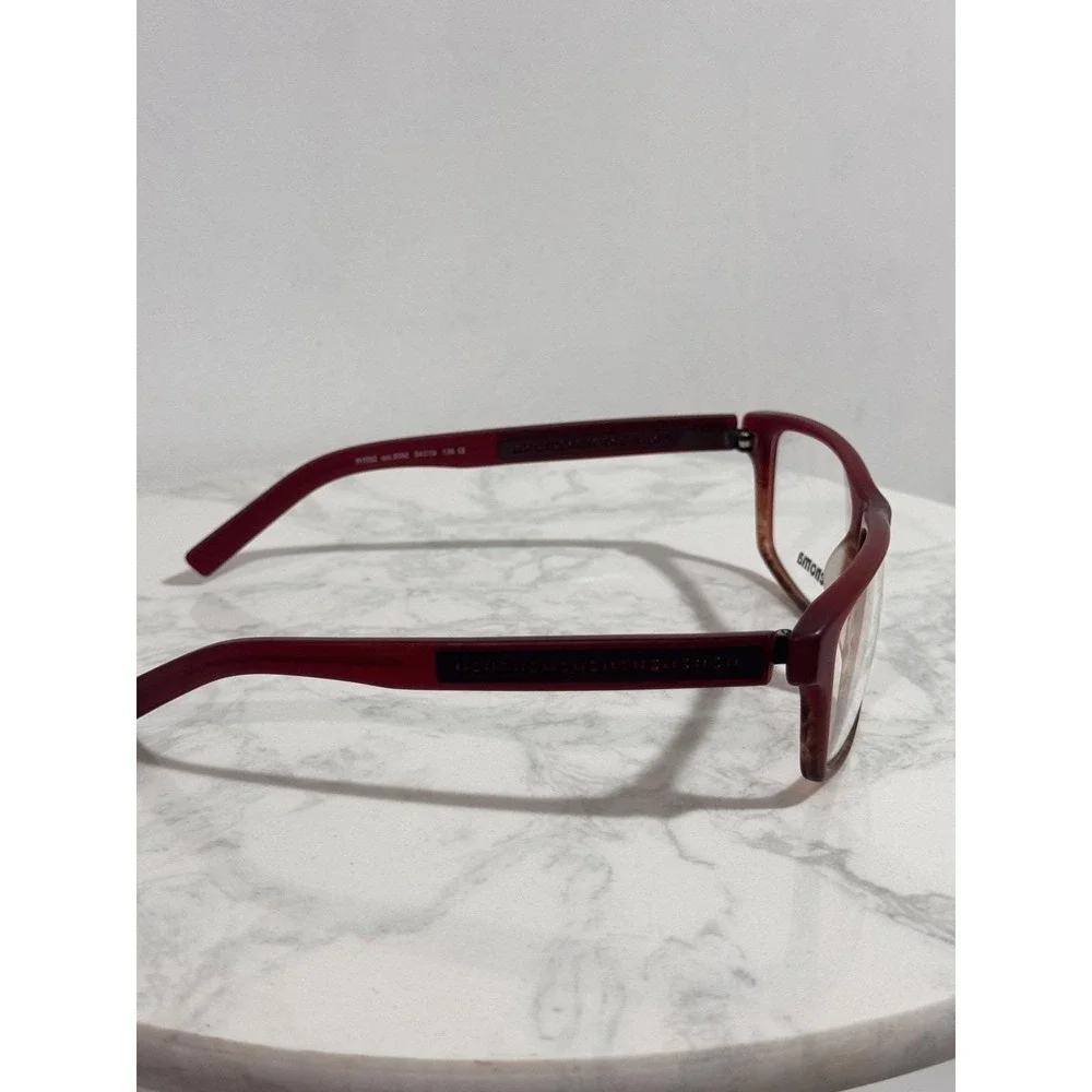 Renoma R1052 Eyeglass Frames Red Gradient 54-19-138 Patented Design
